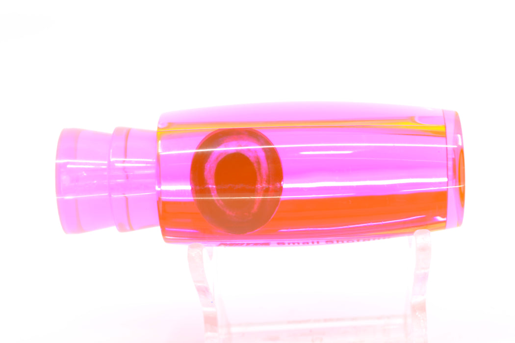 Moyes Lures Fluorescent Pink Mirrored Taxi Eyes Small Shotgun 9" 2oz