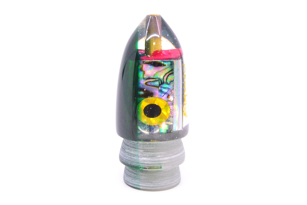Bomboy Lures Blue-Purple Abalone Green Back Baby Bomb 9" 2.8oz