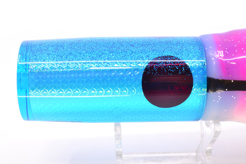 TANTRUM Lures Ice Blue Rainbow Scale Blue Back Large AMN 12" 7.5oz Skirted Gay Bob