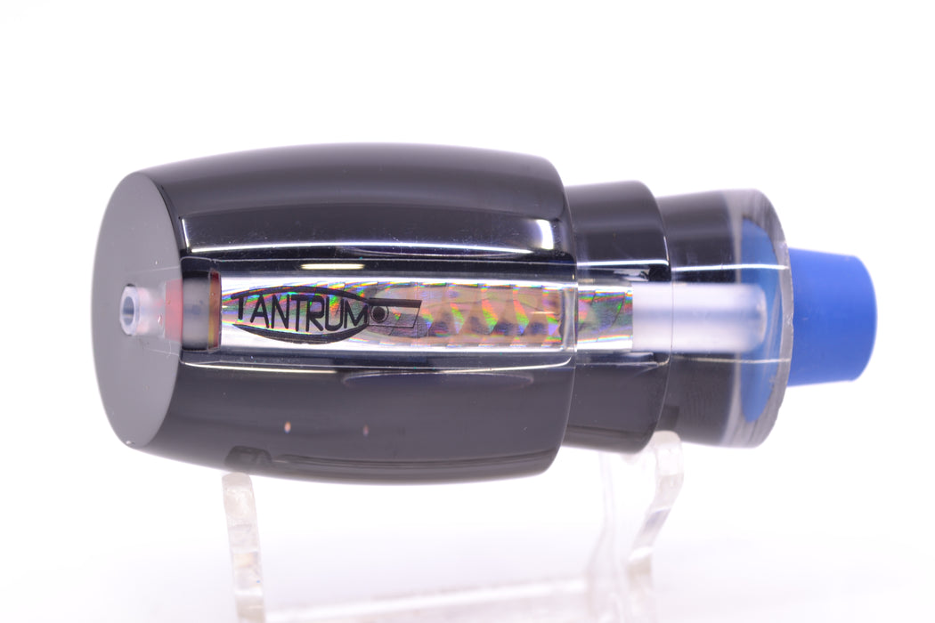 TANTRUM Lures Clear Mirrored Black Back Red Eyes Medium Bandit 9" 2.8oz