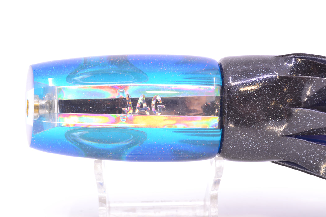 JAG Lures Blue Skipjack Plunger 12" 8oz Vinyl Black New Pre-Owned GZE