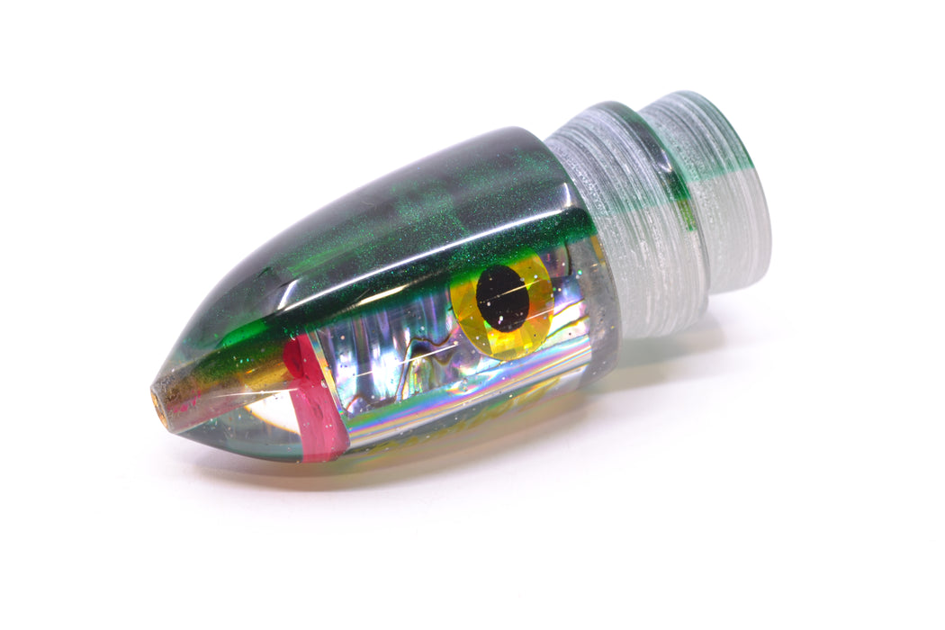 Bomboy Lures Blue-Purple Abalone Green Back Baby Bomb 9" 2.8oz