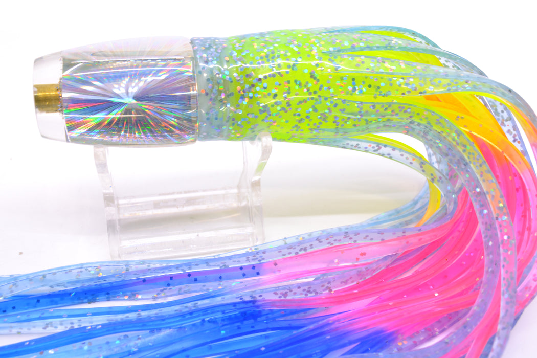 Koya Lures Silver Rainbow Starburst JP 511 9" 4oz Skirted Ice Blue/Rainbow