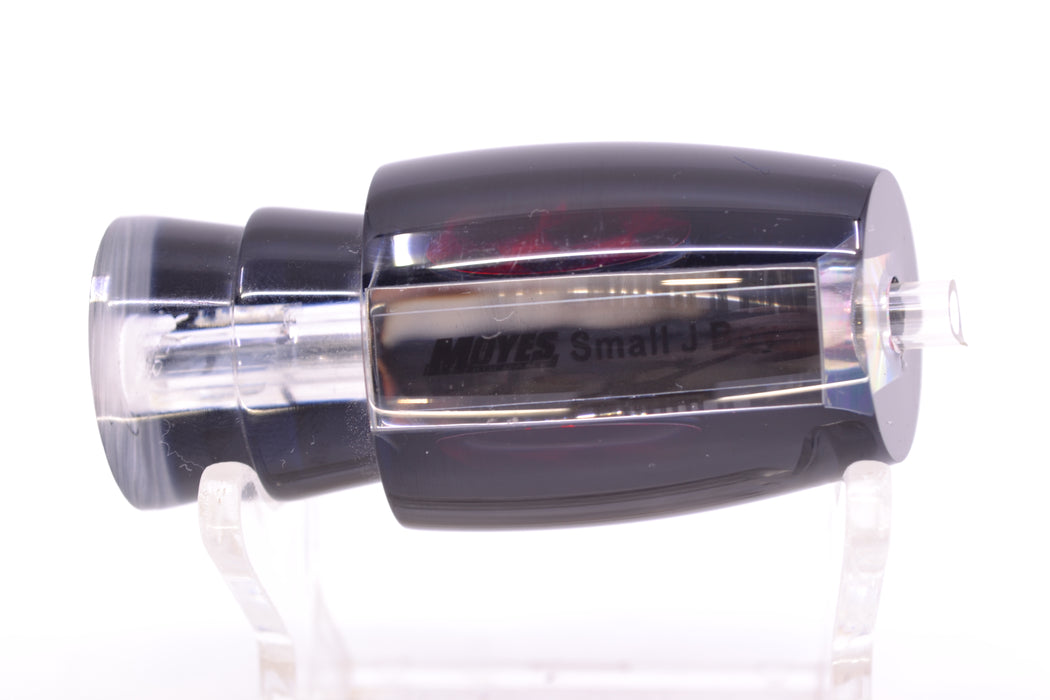 Moyes Lures Clear Mirrored Black Back Red Eyes Small J-Boy 9" 1.5oz