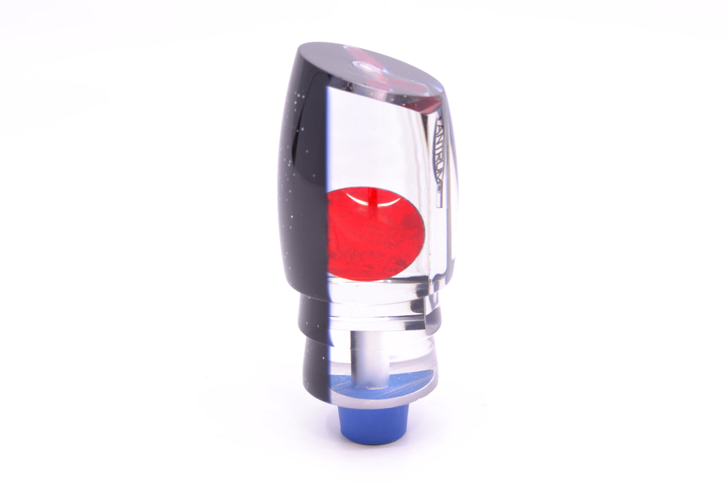 TANTRUM Lures Clear Mirrored Black Back Red Eyes Medium Bandit 9" 2.8oz