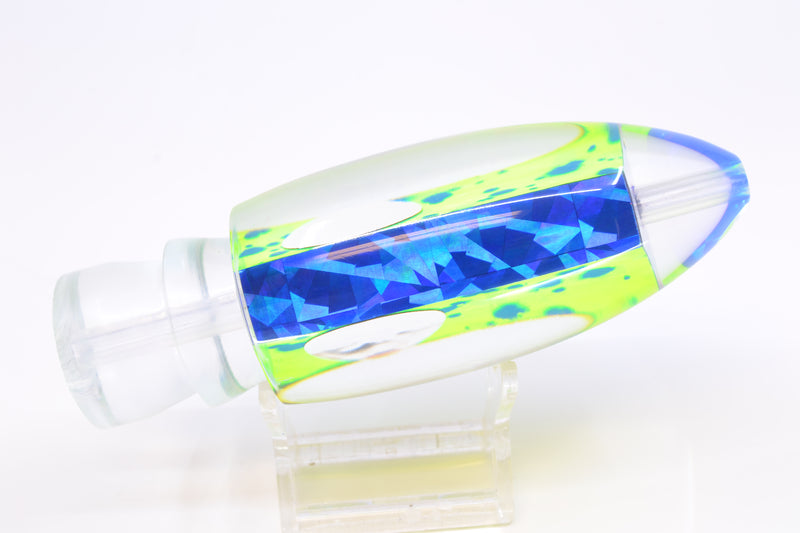 Palmetto Lures Chartreuse Mahi Rainbow Flake Big Bully 12" 7oz