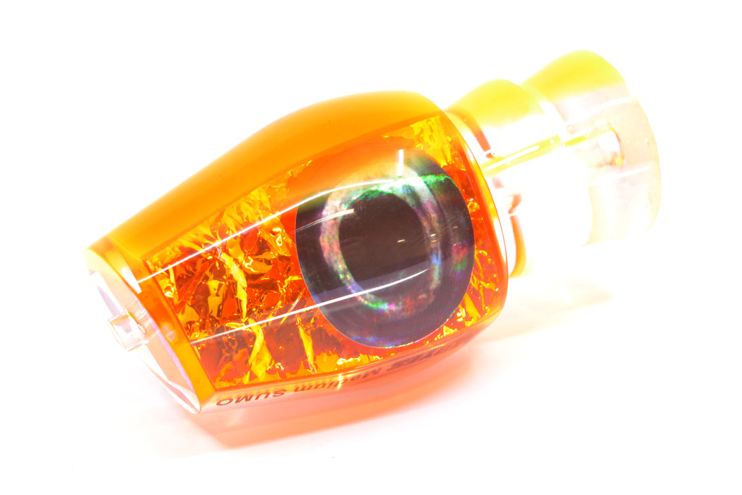 Moyes Lures Orange Dichro Orange Back Taxi Eyes Medium Sumo 12" 3.7oz