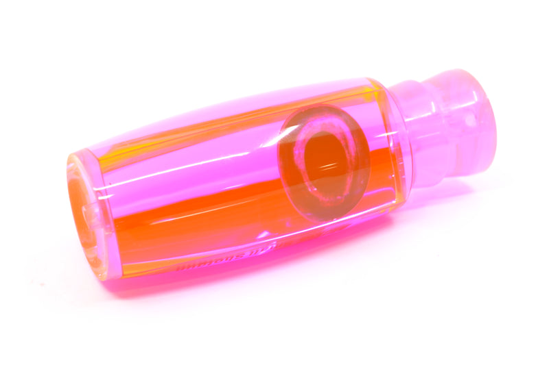 Moyes Lures Fluorescent Pink Mirrored Taxi Eyes Small Shotgun 9" 2oz
