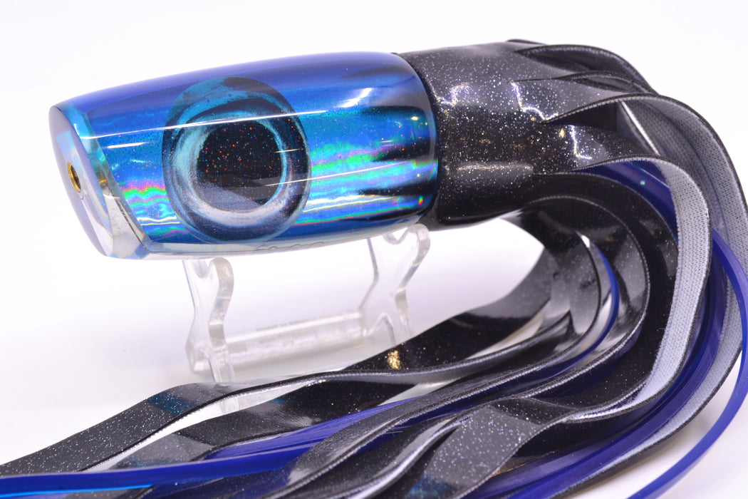JAG Lures Blue Skipjack Plunger 12" 8oz Vinyl Black New Pre-Owned GZE