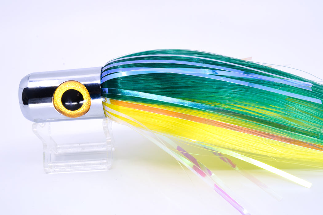 Iland Lures Green-Yellow Hair Chrome Head Iland Cruiser 10.5" 4.5oz CR820-GR/YL
