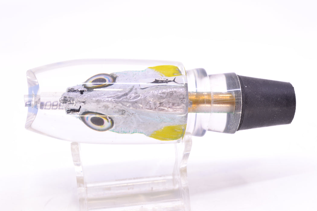 Aloha Lures Ice Blue-Turquoise Back Yellow Fins Malolo Medium Gully Boy 10" 6oz