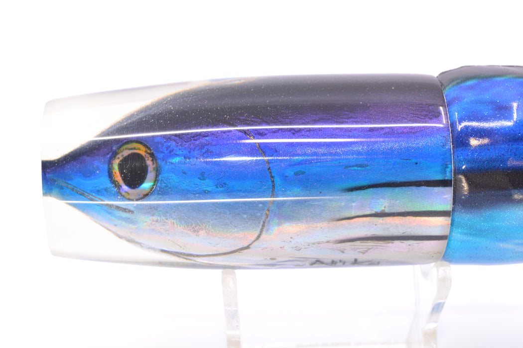 Ali'i Kai Lures Skipjack/Aku Medium Hard Head 12" 7oz Fire Tailz Vinyl Skipjack GZE