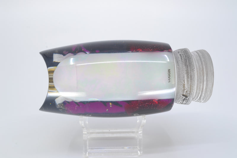 Coggin Lures Ice Rainbow Dichro Purple Back Tado Mauna Kea Scoop 14" 15oz *CHIPPED* GZE