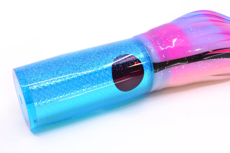 TANTRUM Lures Ice Blue Rainbow Scale Blue Back Large AMN 12" 7.5oz Skirted Gay Bob