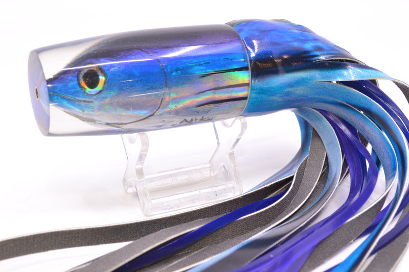 Ali'i Kai Lures Skipjack/Aku Medium Hard Head 12" 7oz Fire Tailz Vinyl Skipjack