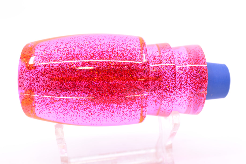 TANTRUM Lures Pink Rainbow Starburst Red Glitter Back Red Eyes Medium Bandit 9" 2.8oz