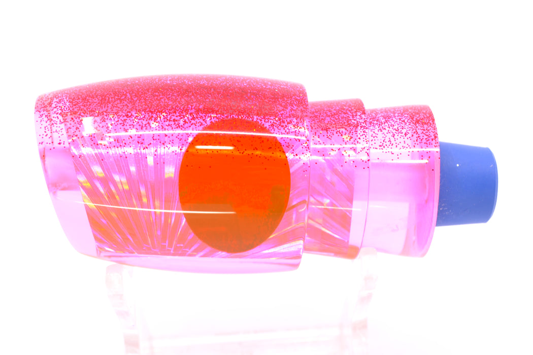 TANTRUM Lures Pink Rainbow Starburst Red Glitter Back Red Eyes Medium Bandit 9" 2.8oz