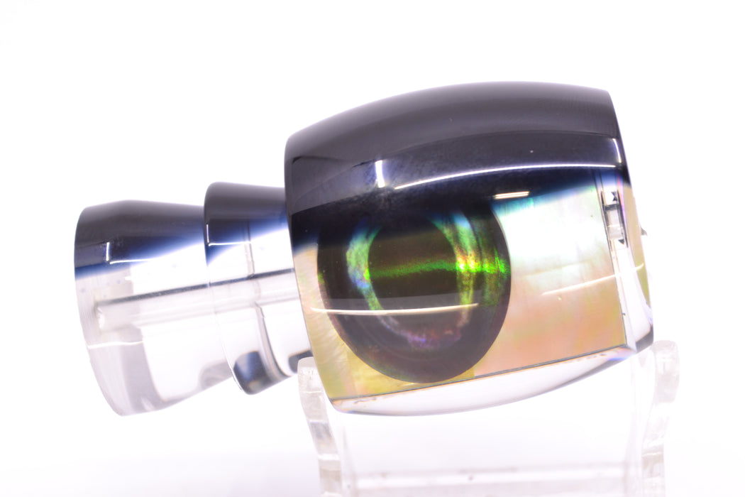 Moyes Lures Golden MOP Black Back Taxi Eyes Large Secret 12" 3oz GZE