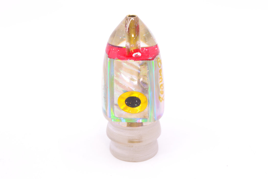 Bomboy Lures White Abalone Baby Bomb 9" 2.8oz