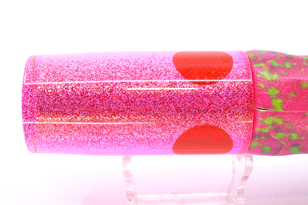 TANTRUM Lures Pink Rainbow Scale Red Glitter Back Large AMN 12" 7.5oz ALV Vinyl Mahi GZE