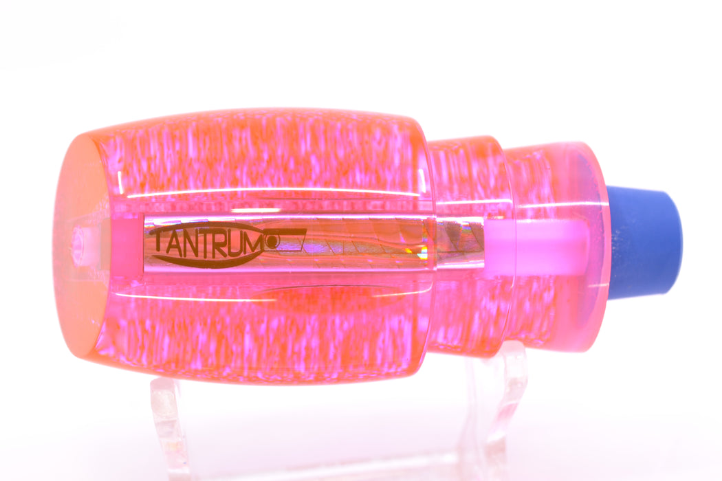 TANTRUM Lures Pink Rainbow Starburst Red Glitter Back Red Eyes Medium Bandit 9" 2.8oz