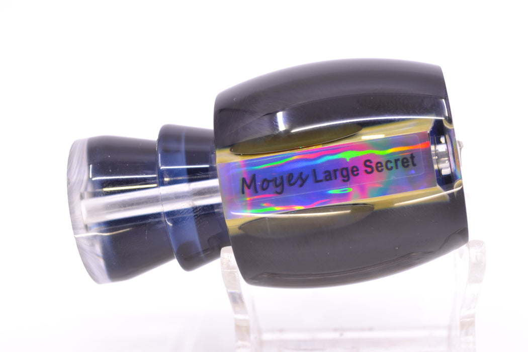 Moyes Lures Golden MOP Black Back Taxi Eyes Large Secret 12" 3oz GZE