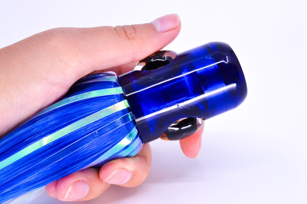 Iland Lures Blue-White Hair Blue Head Iland Cruiser 10.5" 4.5oz CR821-BL/WH