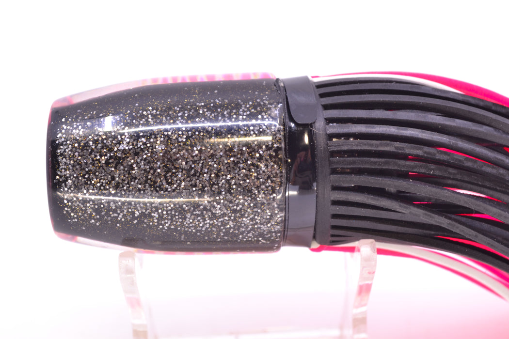 Amaral Lures Pink Pearl Rainbow Scale Black Stripes Black Back Jararaca 12" 4oz