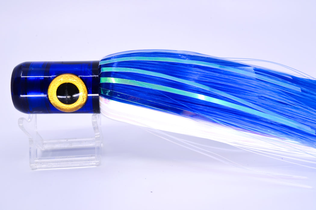 Iland Lures Blue-White Hair Blue Head Iland Cruiser 10.5" 4.5oz CR821-BL/WH