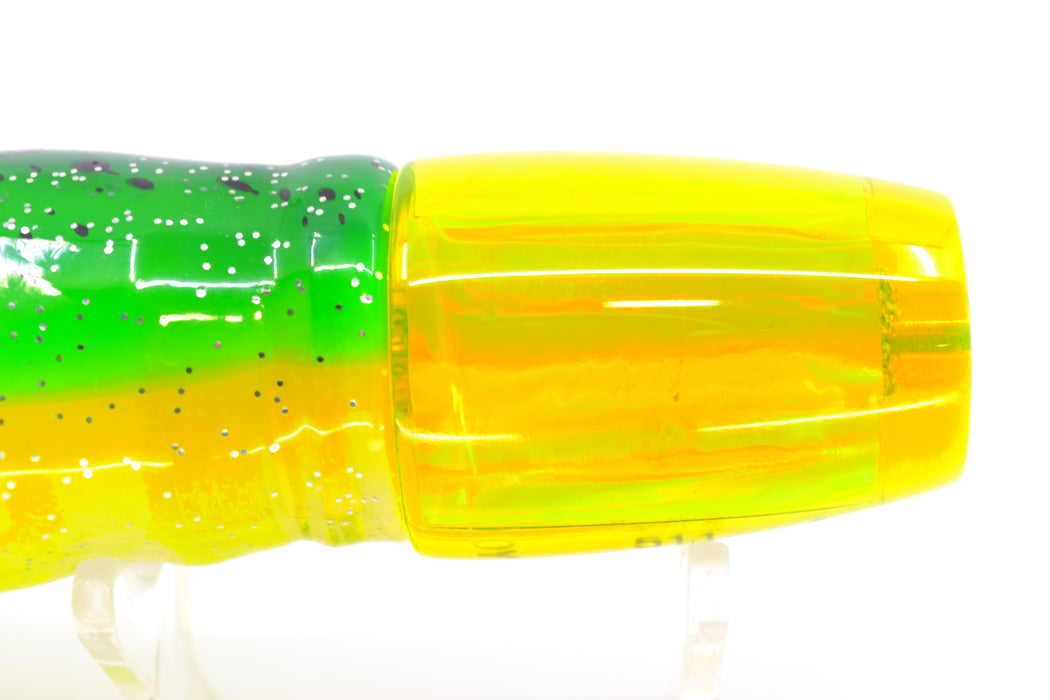 Koya Lures Chartreuse Rainbow JP 511 9" 4oz Skirted Mahi