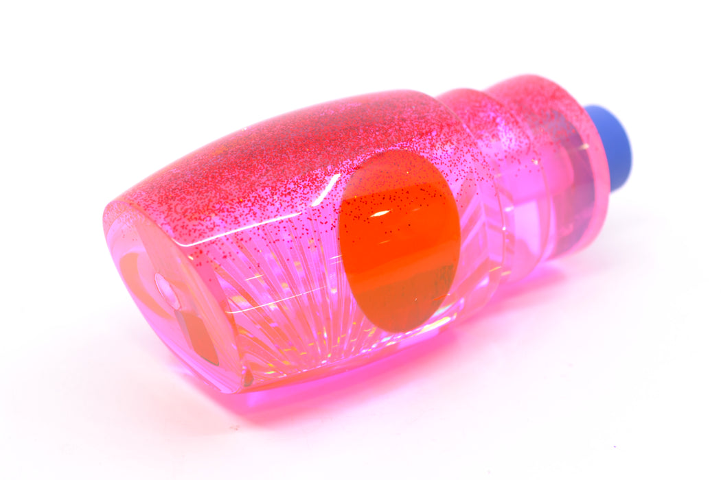 TANTRUM Lures Pink Rainbow Starburst Red Glitter Back Red Eyes Medium Bandit 9" 2.8oz