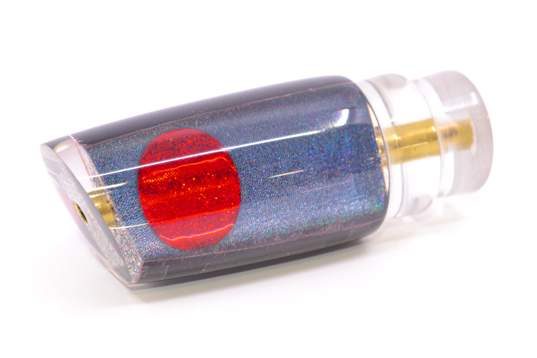 Koya Lures Gray Rainbow Red Eyes JP Small Lunger 10" 3.5oz GZE