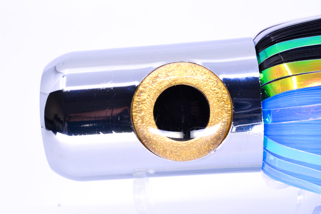 Iland Lures Black-Blue Hair Chrome Head Iland Cruiser 10.5" 4.5oz CR820-BK/EBL