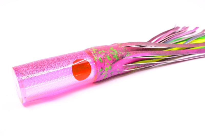 TANTRUM Lures Pink Rainbow Scale Red Glitter Back Large AMN 12" 7.5oz ALV Vinyl Mahi