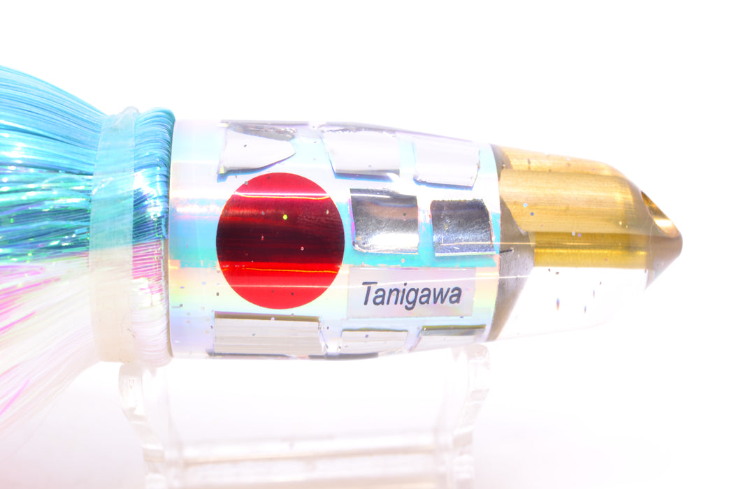 Tanigawa Lures Ice Rainbow Cracked Glass Red Eyes 2-Hole Bullet 9"+ 8.5oz Strobez