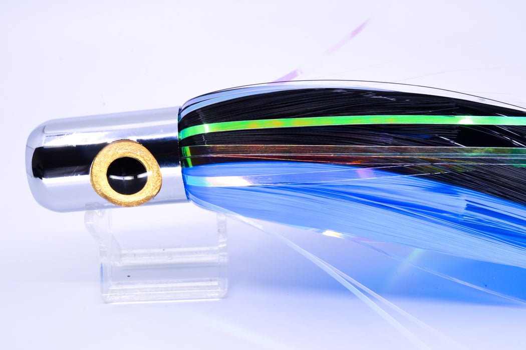 Iland Lures Black-Blue Hair Chrome Head Iland Cruiser 10.5" 4.5oz CR820-BK/EBL