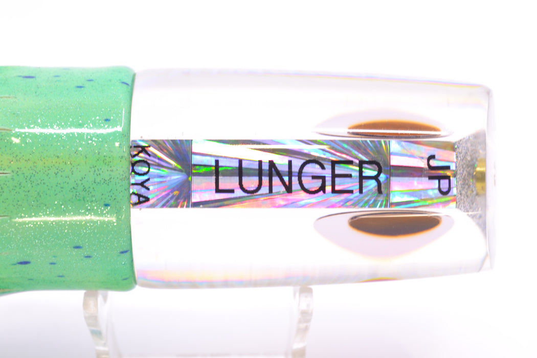 Koya Lures Silver Rainbow Starburst JP Large Lunger 14" 10oz Fire Tailz Vinyl Mad Mahi GZE