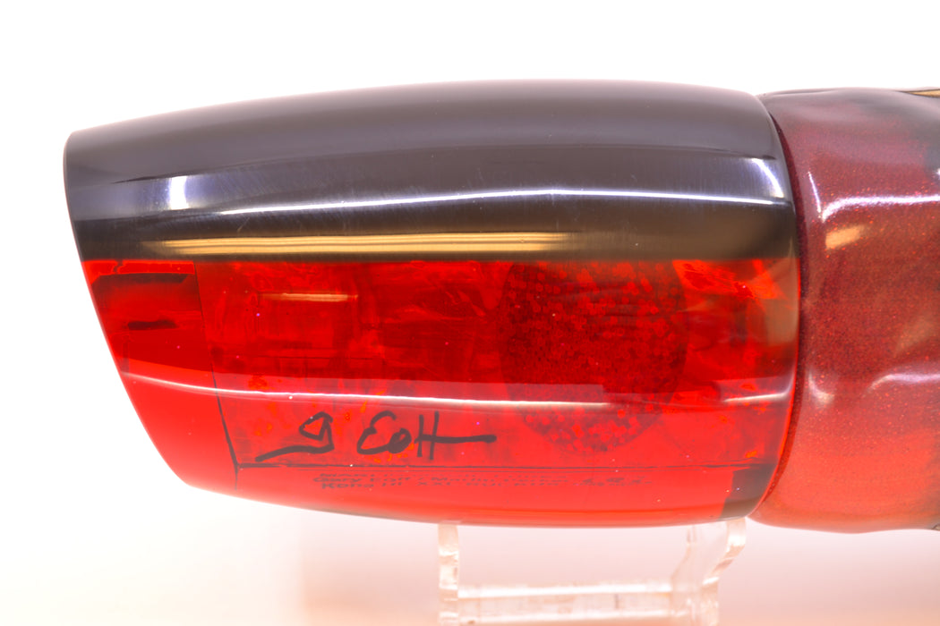 Marlin Magic Red Awabi Black Back Red Eyes XXL Ruckus Teaser 18" 20oz FT Vinyl Red Tiger