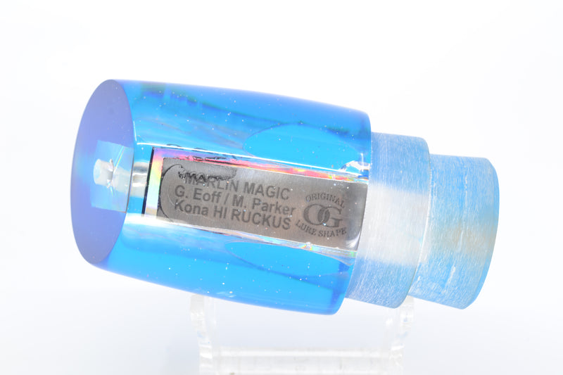 Marlin Magic Lures Lavender Awabi Blue Back Taxi Eyes Ruckus 12" 7.2oz *BUBBLE*