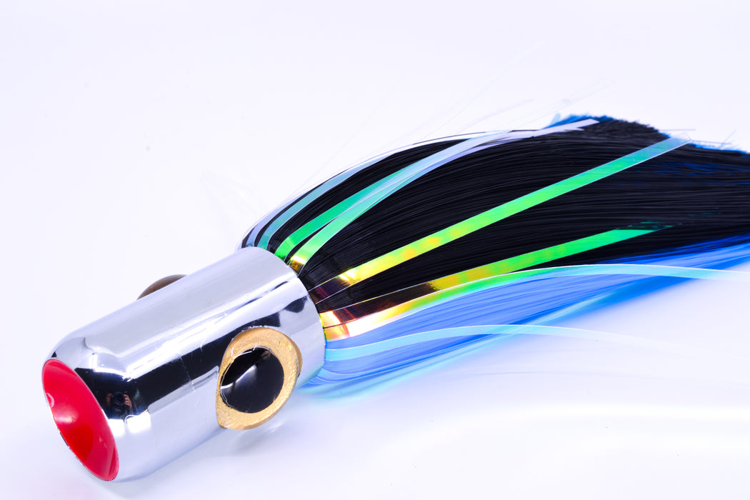 Iland Lures Black-Blue Hair Chrome Head Iland Cruiser 10.5" 4.5oz CR820-BK/EBL