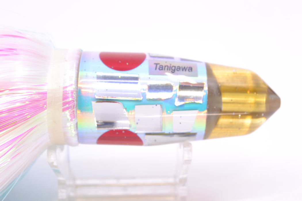 Tanigawa Lures Ice Rainbow Cracked Glass Red Eyes 2-Hole Bullet 9"+ 8.5oz Strobez