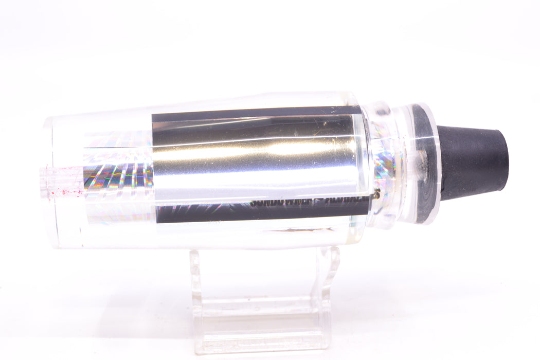 Aloha Lures Clear Mirrored Silver Rainbow Starburst Sundowner 14" 8oz