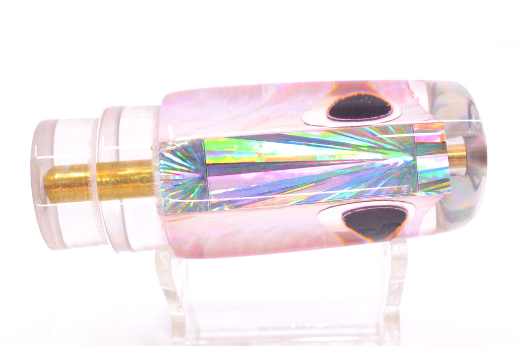 Koya Lures Pink Angel Wing MOP Black-Red Eyes JP Small Lunger 10" 3.5oz