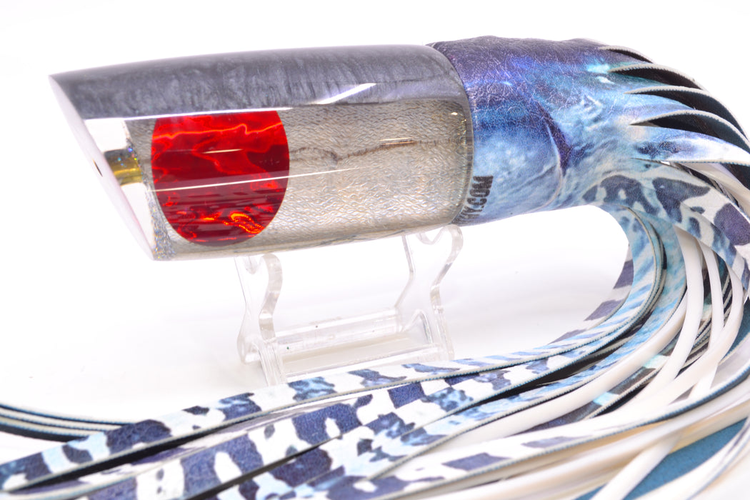 Koya Lures Lai Skin Charcoal Back Red Eyes #1 Large 614 14" 9oz ALV Vinyl Wahoo GZE