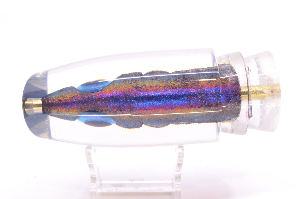 Joe Yee by KEGZ-Niiyama Collab Rainbow Fish Head Black-Blue Eyes #1 Super Plunger 14" 7.2oz GZE