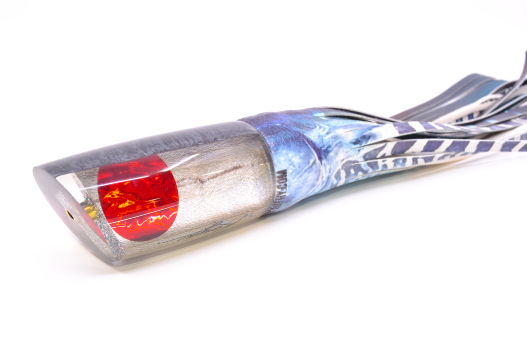 Koya Lures Lai Skin Charcoal Back Red Eyes #1 Large 614 14" 9oz ALV Vinyl Wahoo GZE