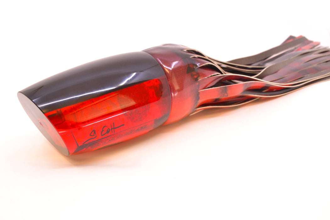 Marlin Magic Red Awabi Black Back Red Eyes XXL Ruckus Teaser 18" 20oz FT Vinyl Red Tiger