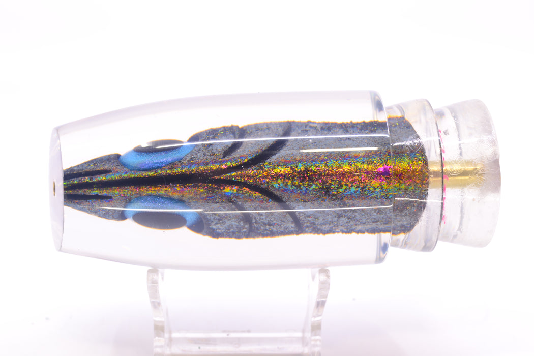 Joe Yee by KEGZ-Niiyama Collab Rainbow Fish Head Black-Blue Eyes #1 Super Plunger 14" 7.2oz GZE