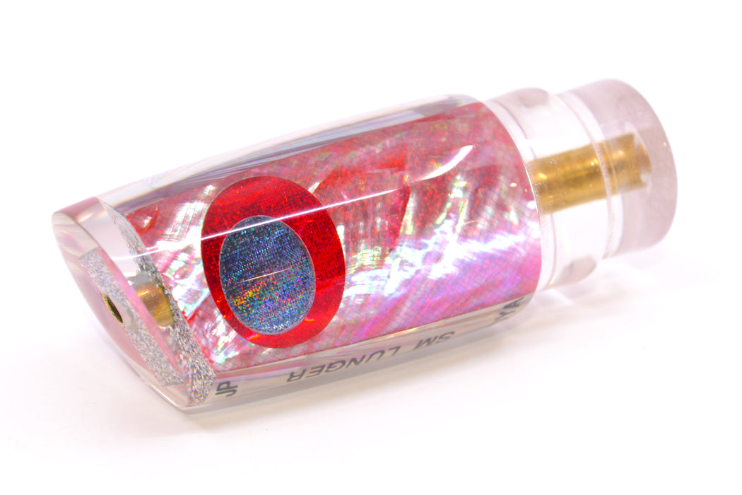 Koya Lures Pink Angel Wing MOP Black-Red Eyes JP Small Lunger 10" 3.5oz