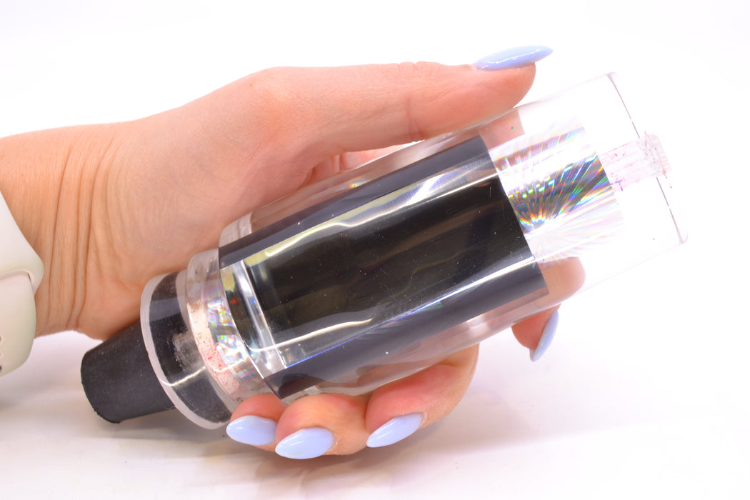 Aloha Lures Clear Mirrored Silver Rainbow Starburst Sundowner 14" 8oz